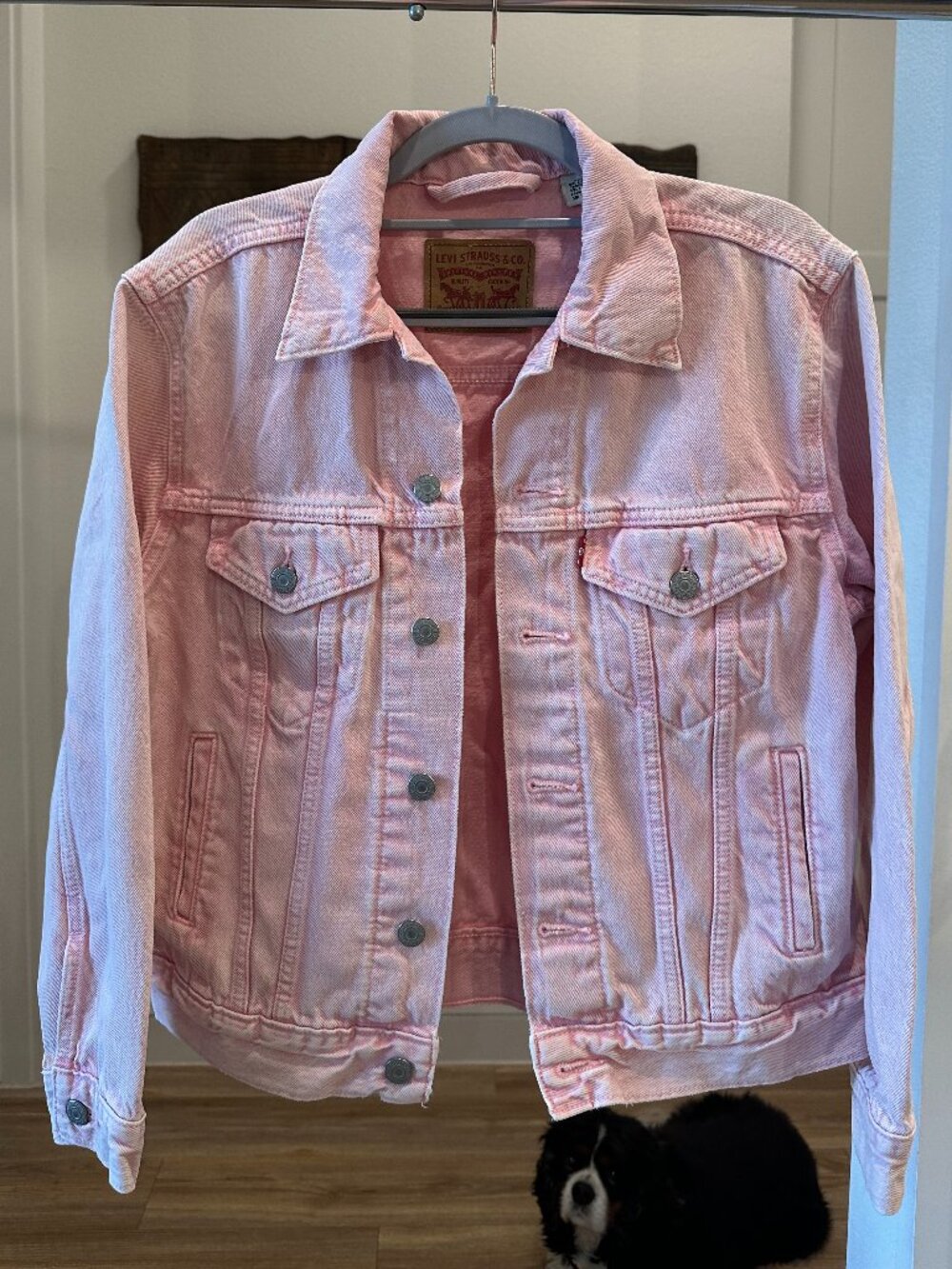 Levi's Women's Trucker Jacket - Peony Hazy Acid Wash XS